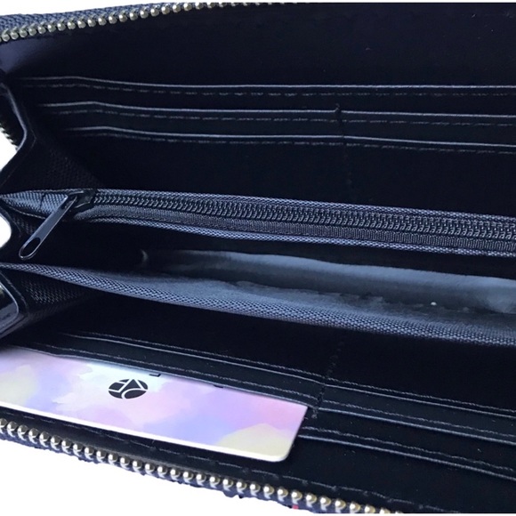 1 LEFT! Pink Glitter Fancy Elegant Glitter Wallet Holiday Date Wedding - Picture 4 of 6